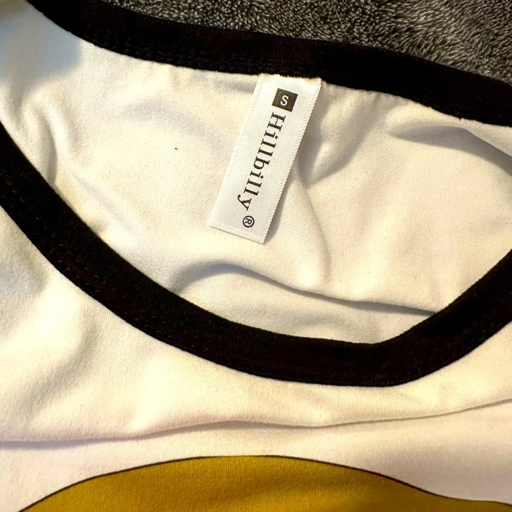 Hillbilly shirt, size S, polyester and spandex, white - Picture 2 of 2